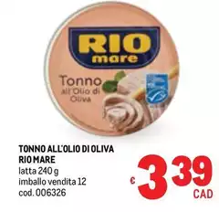 Rio Mare - Tonno All'olio Di Oliva