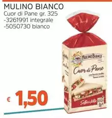 Mulino Bianco - Cuor Di Pane Integrale / Bianco 