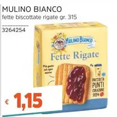 Mulino Bianco - Fette Biscottate Rigate