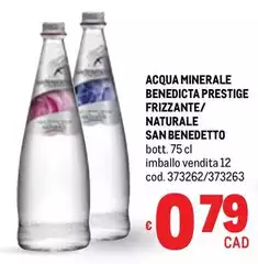 San Benedetto - Acqua Minerale Prestige Frizzante/Naturale
