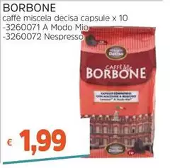 Borbone - Caffè Miscela Decisa Capsule