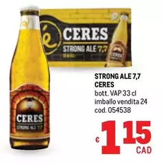 Ceres - Strong Ale 7,7