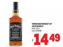 Jack Daniels - Tennessee Whiskey 40°
