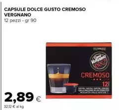 Caffè vergnano - Capsule Dolce Gusto Cremoso