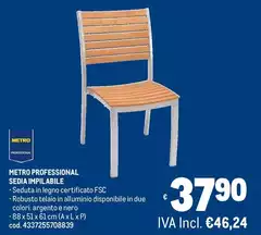 Sedia Impiabile