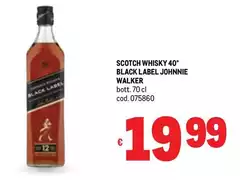 Johnnie Walker - Scotch Whisky 40° Black Label