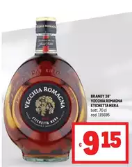 Vecchia romagna - Brandy 38" Vecchia Romagna