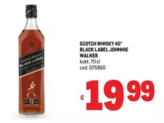 Johnnie Walker - Scotch Whisky 40° Black Label
