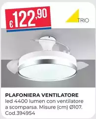 Plafoniera Ventilatore