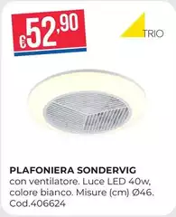 Plafoniera Sondervig