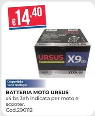 Ursus - Batteria Moto