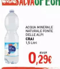 Crai - Acqua Minerale Naturale Fonte Delle Alpi