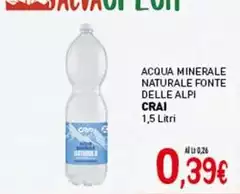 Crai - Acqua Minerale Naturale Fonte Delle Alpi