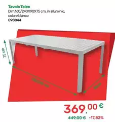 Tavolo Telex