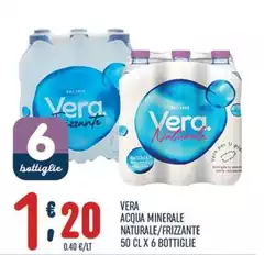 Vera - Acqua Minerale Naturale/Frizzante