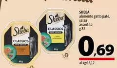 Sheba - Alimento Gatto Pate, Salsa Assortito
