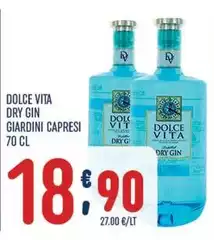 Dolce Vita - Dry Gin Giardini Capresi
