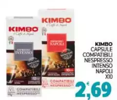 Kimbo - Capsule Compatibili Nespresso Intenso Napoli