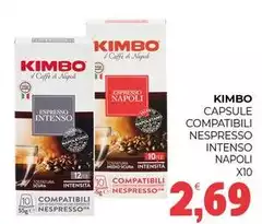 Kimbo - Capsule Compatibili Nespresso Intenso Napoli