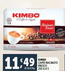 Kimbo - Caffè Macinato Fresco