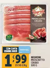 Negroni - Prosciutto Crudo