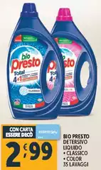 Bio Presto - Detersivo Liquido