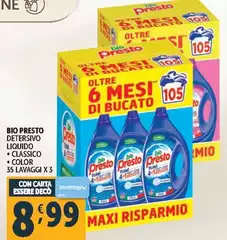 Bio Presto - Detersivo Liquido Classico