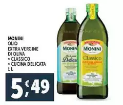 Monini - Olio Extra Vergine Di Oliva Classico/Cucina Delicata