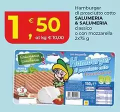 Salumeria & salumeria - Hamburger Di Prosciutto Cotto