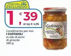 I gustaioli - Condimento Per Riso In Olio Di Semi Di Girasole