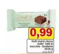 Lindt - Snack Choco Wafer Latte & Nocciole