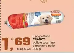 Crancy - Il Polpettone Pollo E Tacchino O Manzo E Pollo
