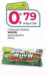 Wuuw - Würstel Classico Senza Glutine