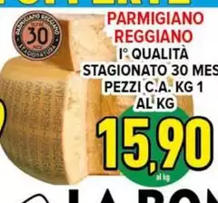 Reggiano - Parmigiano  Qualità Stagionato 30 Mesi Pezzi