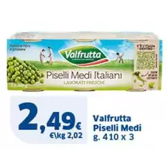 Valfrutta -  Piselli Medi