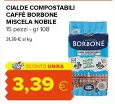 Caffe borbone - Cialde Compostabili Caffe Miscela Nobile