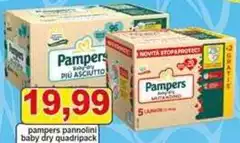 Pampers - Pannolini Baby Dry Quadripack