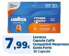 Lavazza - Capsule Caffè Compatibili Nespresso Gusto Forte