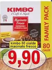 Kimbo - 80 Cialde Macinato Fresco
