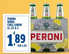 Peroni - Birra Chill Lemon