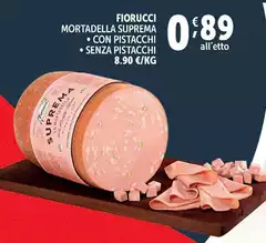 Fiorucci - Mortadella Suprema Con Pistacchi