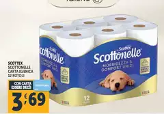 Scottex - Scottonelle Carta Igienica 12 Rotoli
