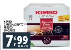Kimbo - Caffè Macinato Fresco 50 Cialde
