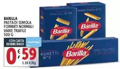 Barilla - Pasta Di Semola Formati Normali