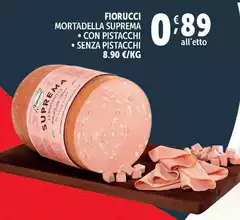Fiorucci - Mortadella Suprema Con Pistacchi
