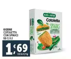 Kioene - Cotoletta Con Spinaci