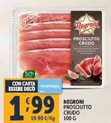 Negroni - Prosciutto Crudo