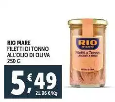 Rio Mare - Filetti Di Tonno All'Olio Di Oliva