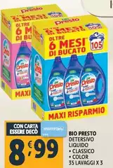 Bio Presto - Detersivo Liquido Classico 