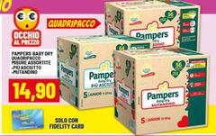 Pampers - Baby Dry Quadripacco Misure Assortite - Pu Asciutto - Pumpúsciutto - Pumpúsica